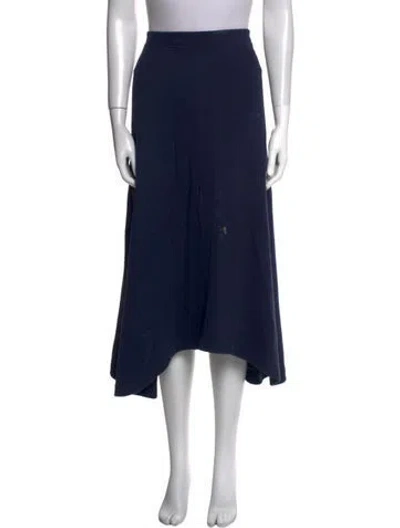 Pre-owned Tory Sport Midi Length Skirt In Blue
