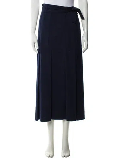 Pre-owned Tory Sport Midi Length Skirt In Blue