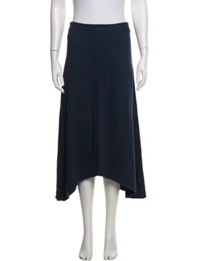 Pre-owned Tory Sport Midi Length Skirt In Blue