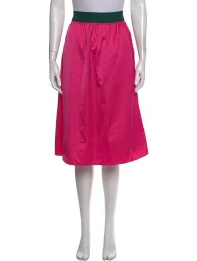 Pre-owned Tory Sport Midi Length Skirt In Pink