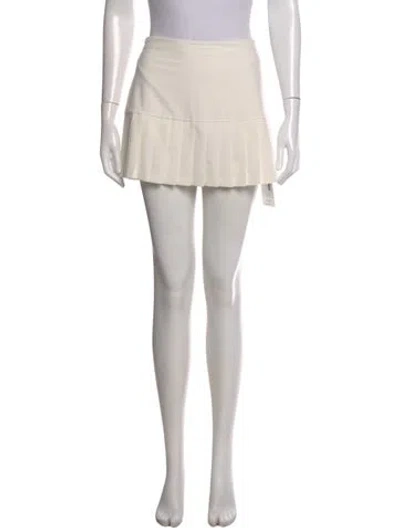 Pre-owned Tory Sport Mini Shorts In White