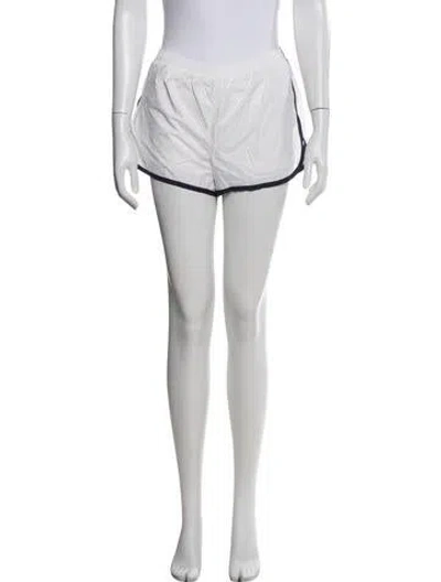 Pre-owned Tory Sport Mini Shorts In White