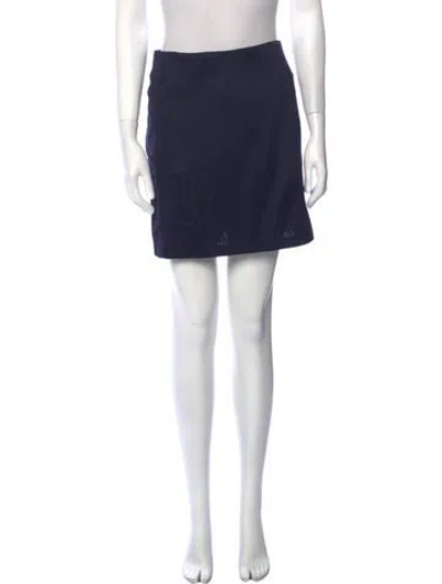 Pre-owned Tory Sport Mini Skirt In Blue