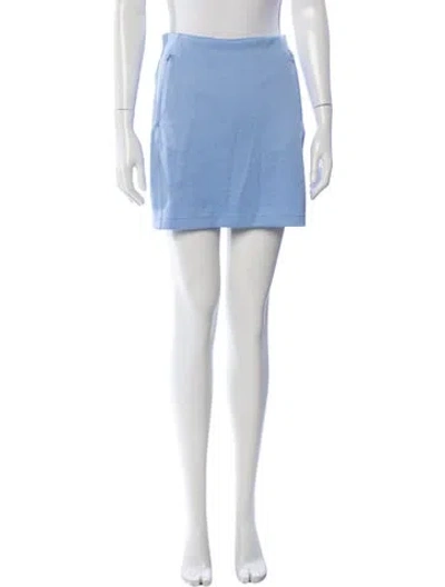 Pre-owned Tory Sport Mini Skirt In Blue