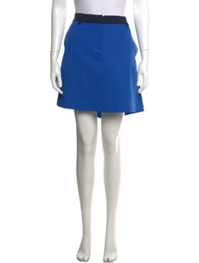 Pre-owned Tory Sport Mini Skirt In Blue