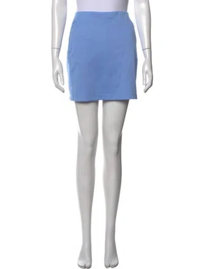 Pre-owned Tory Sport Mini Skirt In Blue