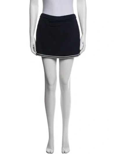 Pre-owned Tory Sport Mini Skirt In Blue