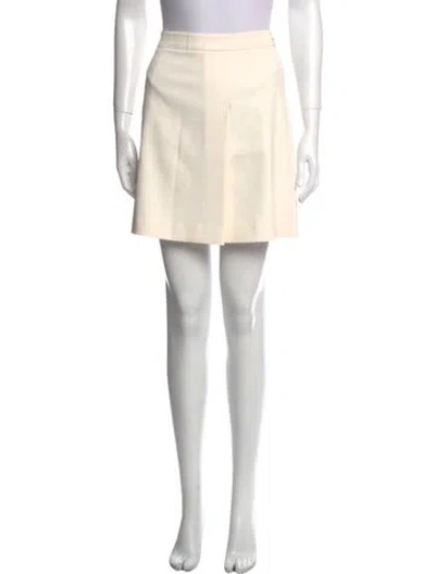 Pre-owned Tory Sport Mini Skirt In Neutral