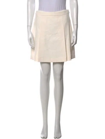 Pre-owned Tory Sport Mini Skirt In Neutrals