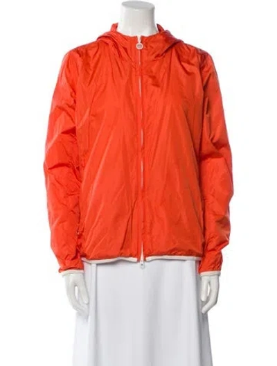Pre-owned Tory Sport Nylon Jacket In Orange