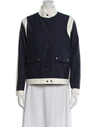 Pre-owned Tory Sport Nylon Jacket W/ Tags In Blue