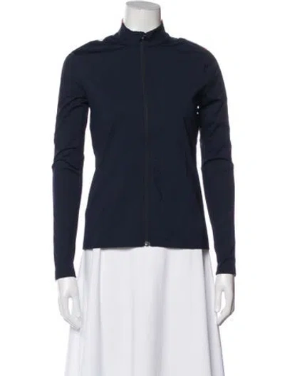 Pre-owned Tory Sport Nylon Performance Jacket W/ Tags In Blue