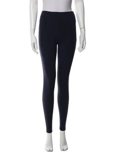 Pre-owned Tory Sport Nylon Skinny Leg Pants In Blue