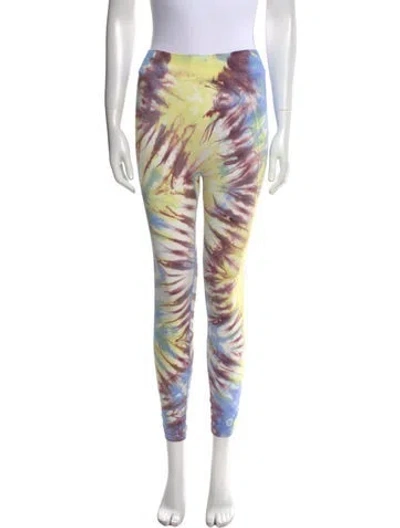 Pre-owned Tory Sport Nylon Skinny Leg Pants In Neutral