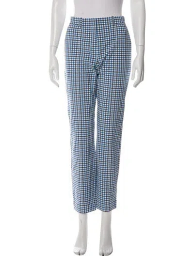 Pre-owned Tory Sport Nylon Straight Leg Pants In Blue