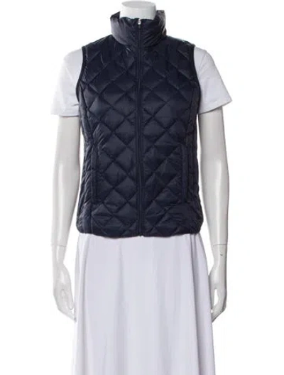 Pre-owned Tory Sport Nylon Vest In Blue