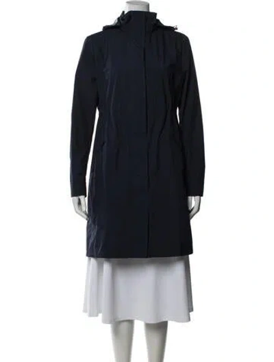Pre-owned Tory Sport Performance Coat In Blue