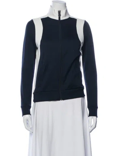 Pre-owned Tory Sport Performance Jacket In Blue