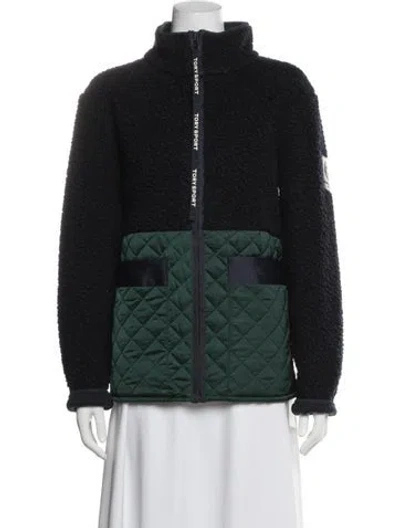 Pre-owned Tory Sport Performance Jacket In Blue