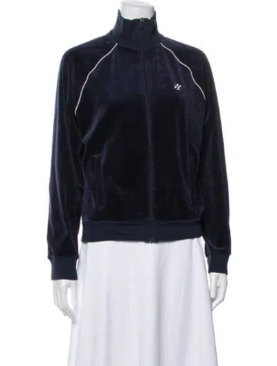 Pre-owned Tory Sport Performance Jacket In Blue