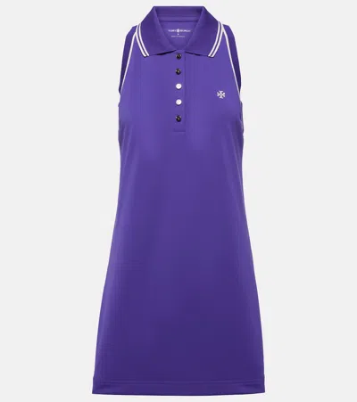 TORY SPORT PIQUÉ MINIDRESS