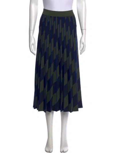 Pre-owned Tory Sport Printed Midi Length Skirt In Multi