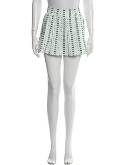 Pre-owned Tory Sport Printed Mini Skirt In Multi