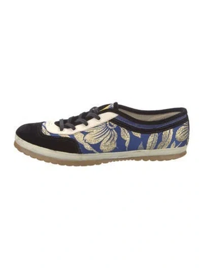 Pre-owned Tory Sport Printed Sneakers In Blue