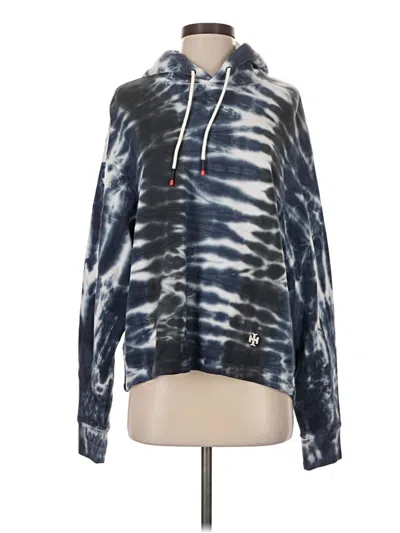 Tory Sport Woman Sweatshirt Midnight Blue Size Xl Cotton