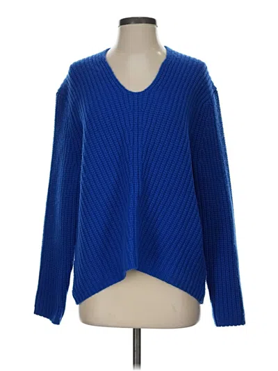 Pre-owned Tory Sport Pullover Sweater In Blue