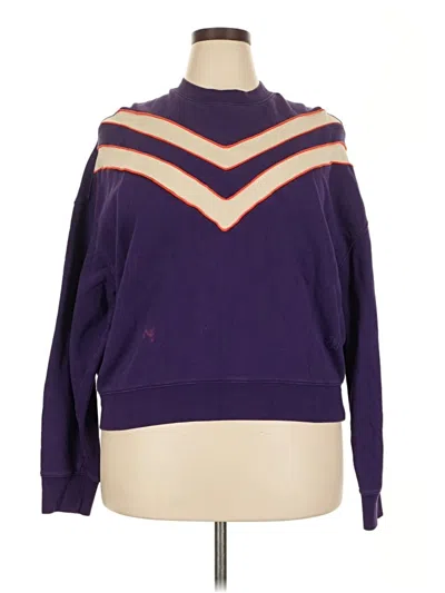 Pre-owned Tory Sport Pullover Sweater In Purple