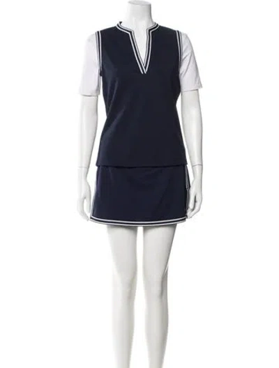 Pre-owned Tory Sport Short Set W/ Tags In Multi