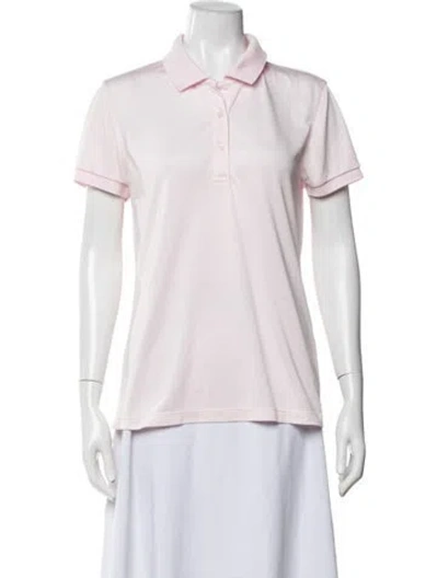 Pre-owned Tory Sport Short Sleeve Polo In Blue