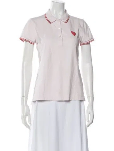 Pre-owned Tory Sport Short Sleeve Polo In Purple