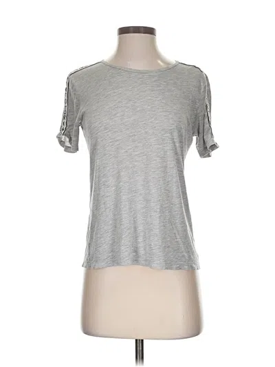 Pre-owned Tory Sport Short Sleeve T-shirt In Silver