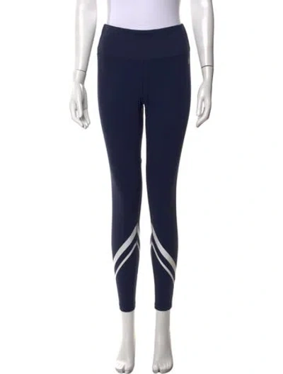 Pre-owned Tory Sport Skinny Leg Pants In Blue/white