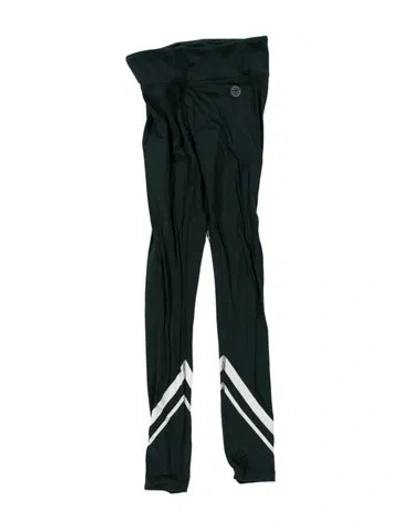 Pre-owned Tory Sport Skinny Leg Pants In Green