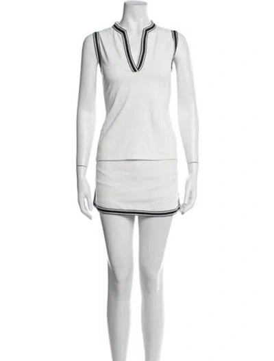 Pre-owned Tory Sport Skirt Set In Neutrals