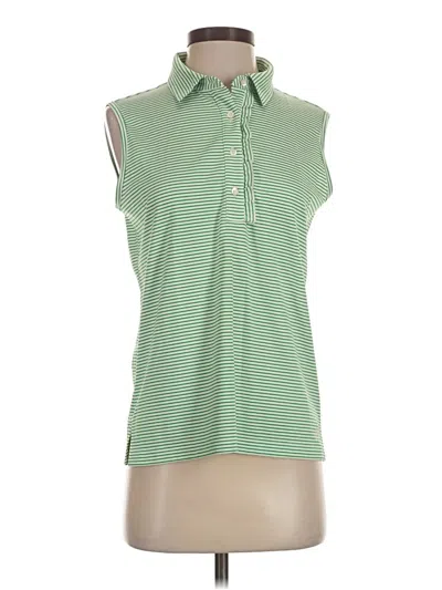 Pre-owned Tory Sport Sleeveless Blouse In Green
