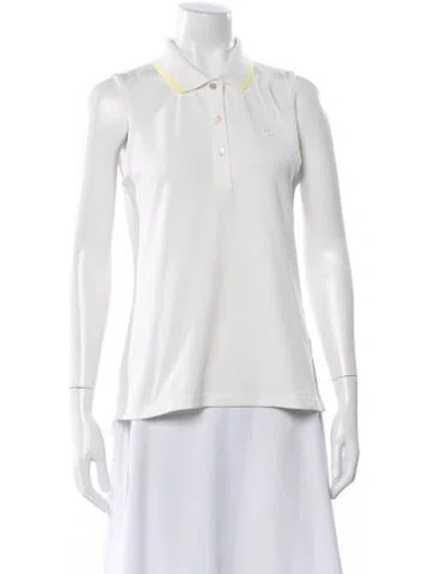 Pre-owned Tory Sport Sleeveless Polo In Neutral