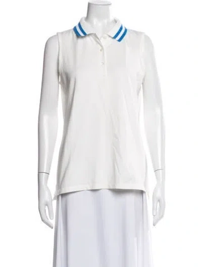 Pre-owned Tory Sport Sleeveless Polo In Neutrals