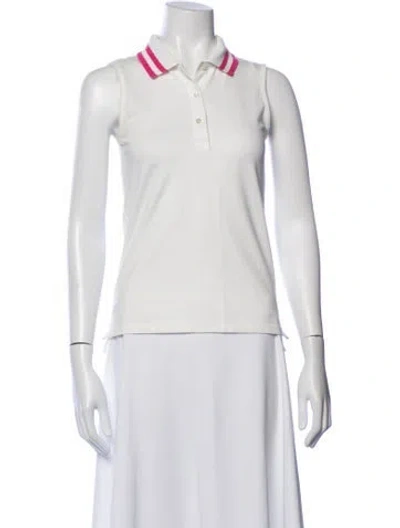 Pre-owned Tory Sport Sleeveless Polo In Pink