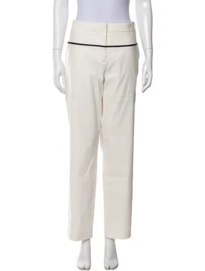 Pre-owned Tory Sport Straight Leg Pants In White