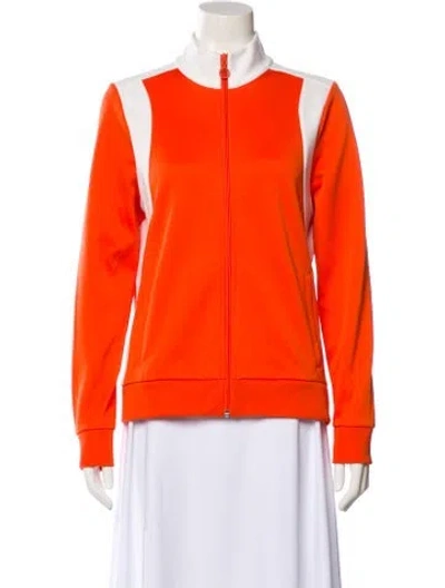 Pre-owned Tory Sport Striped Blazer In Orange