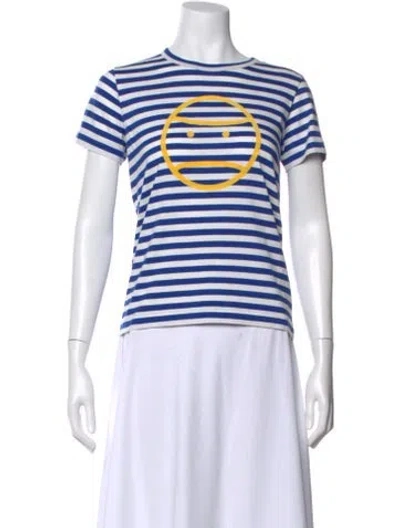 Pre-owned Tory Sport Striped Crew Neck T-shirt W/ Tags