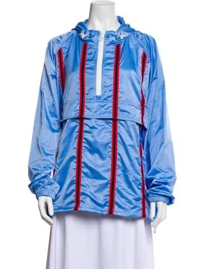 Pre-owned Tory Sport Striped Jacket In Blue