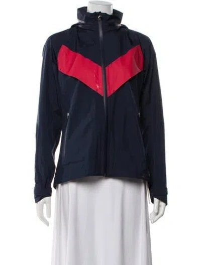 Pre-owned Tory Sport Striped Jacket In Blue