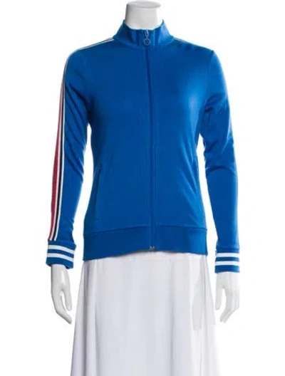 Pre-owned Tory Sport Striped Jacket In Blue