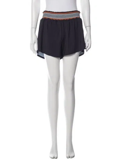 Pre-owned Tory Sport Striped Mini Shorts In Multi