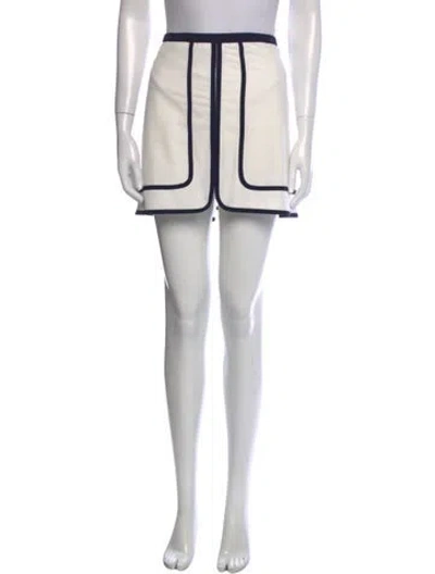 Pre-owned Tory Sport Striped Mini Skirt In Multi